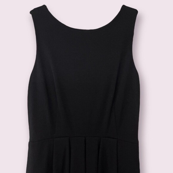 J. Crew Wool Evening Dress Black Sleeveless Cocktail Womens Size 6 - Picture 4 of 10